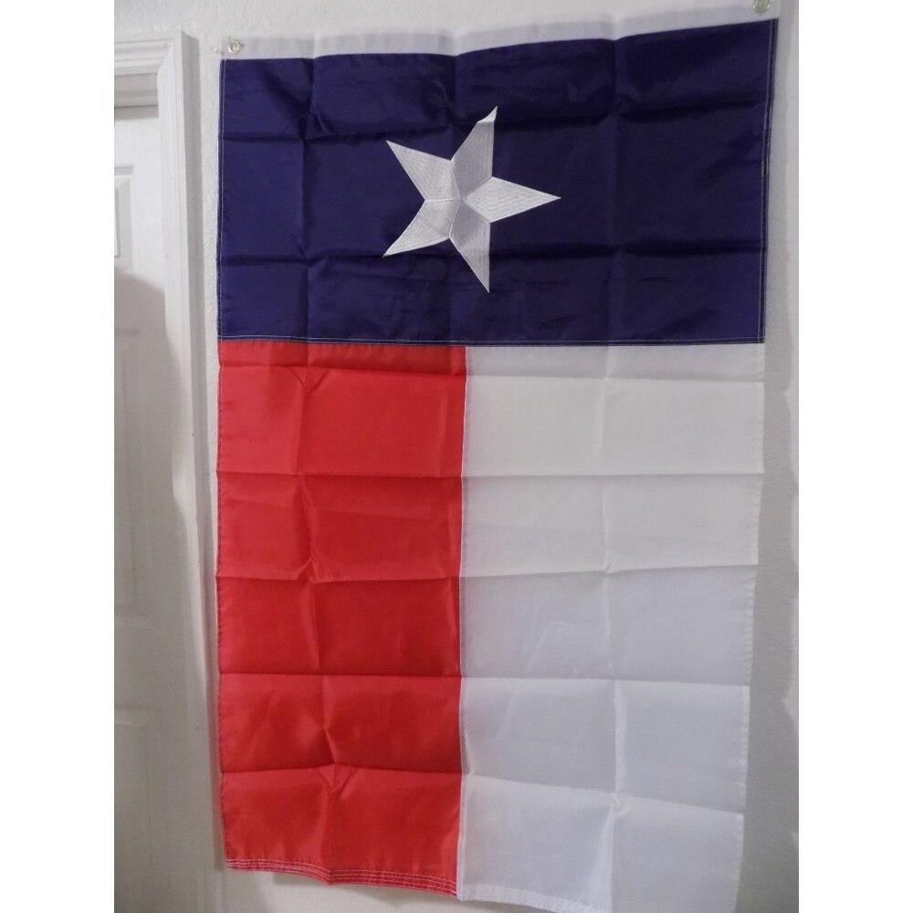 Texas Lone Star Flag - 3 x 5 Feet State Flags, Man Cave - Picture 2 of 3
